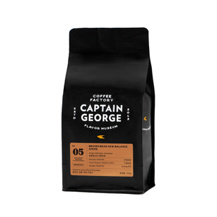 乔治队长 棕熊拼配精品意式意大利浓缩黑咖啡豆中深烘焙454g可磨