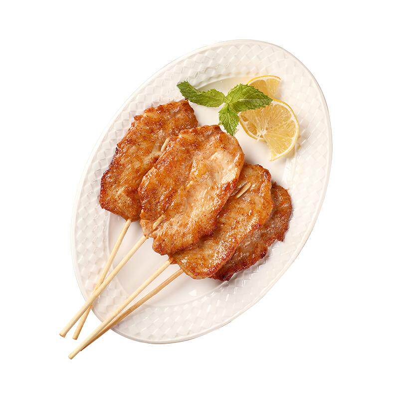 陆点膳食鸡肉里脊肉串油炸小吃手抓饼煎饼果子里脊肉串零食