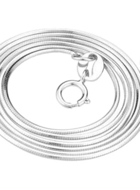 项链S925银锁骨链不掉色单链女式