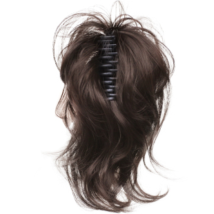 人鱼卷高颅顶增发马尾假发抓夹式辣妹御姐蓬松短马尾喷泉假发辫子