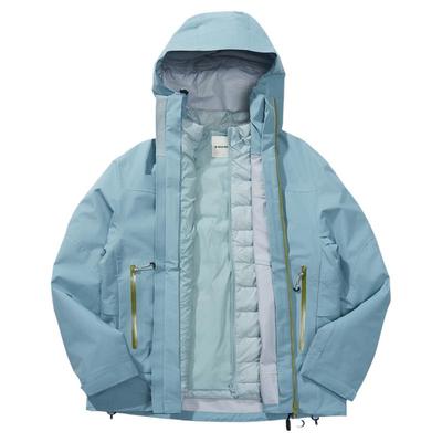 瞬时山野空山雨冲锋衣三合一羽绒