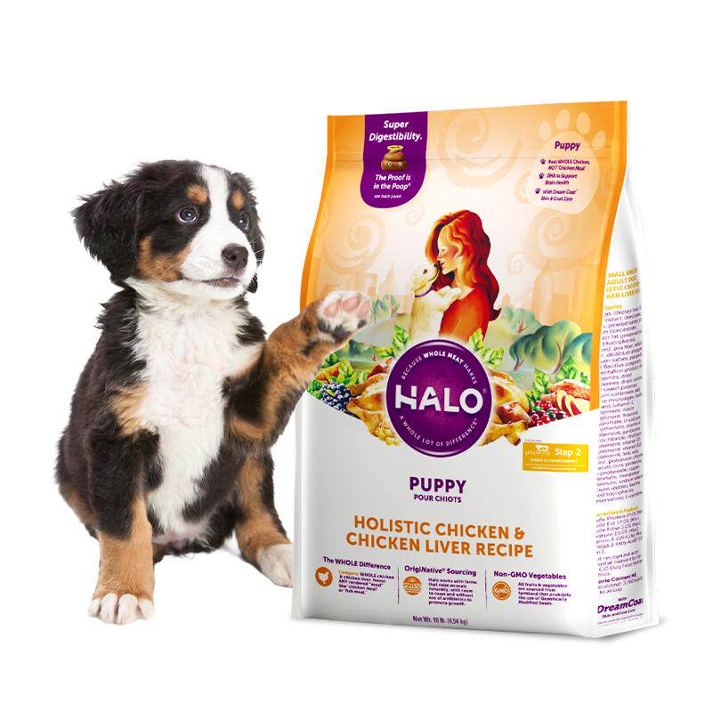 进口Halo自然光环幼犬专用狗粮