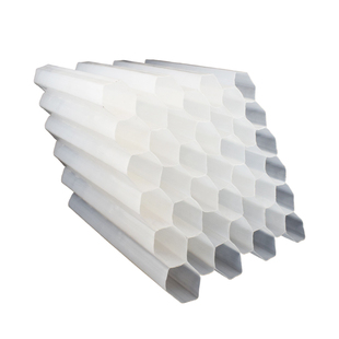 六角蜂窝斜管填料PP全新料斜板填料污水处理乙丙共聚沉淀池专用