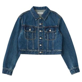 MOUSSY 秋季新品怀旧风格率性休闲短款牛仔外套010HAA11-5621