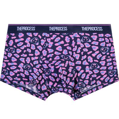 THEPROCESS男内裤卡通豹纹印花