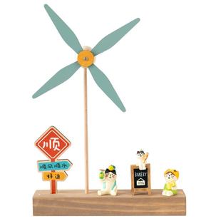 阿楹 可爱艺术玄关绿植摆件电视柜儿童房微景观办公室治愈情绪女