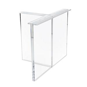 透明亚克力桌腿支架岩板悬浮餐桌脚茶几茶台桌脚退支撑架玻璃板材