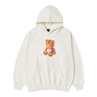 ADLV小老虎图案印花连帽卫衣2025年新款权顺荣HOSHI同款新品男女