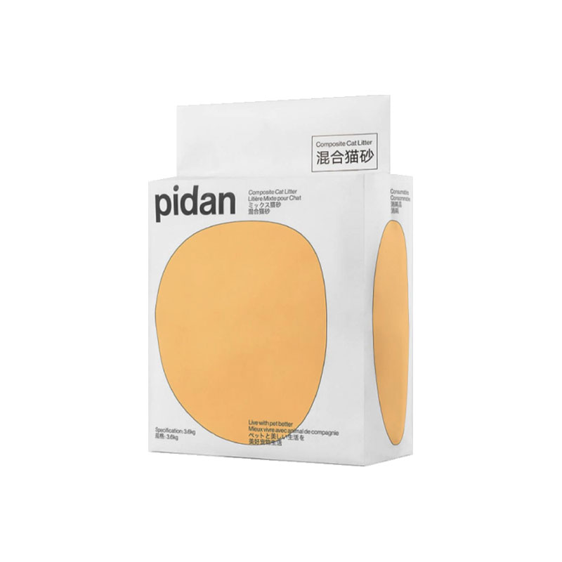 pidan猫砂7L皮蛋混合猫砂原味4包豆腐猫砂膨润土猫沙除臭猫咪用品