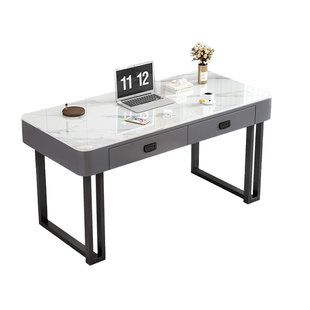 简约卧室台式家用电竞电脑桌出租屋带抽屉书桌学生学习桌办公桌