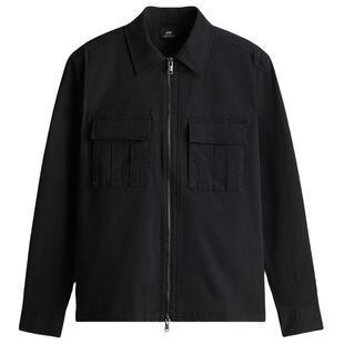 HM男装冬季标准版型斜纹布外套式衬衫1265606