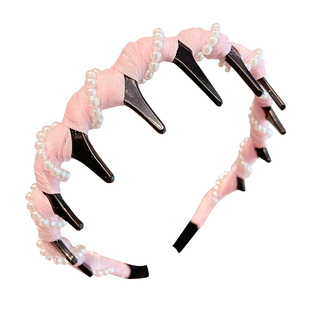 儿童发箍女童新款高颅顶带齿压发头箍小女孩发卡头饰可爱宝宝发饰