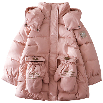 蔚未来女童棉服夹棉加厚保暖外套