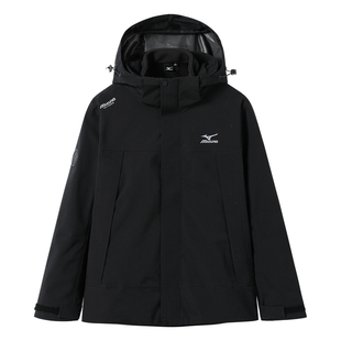 Mizuno/美津浓冲锋衣防风防水三合一男士夹克户外徒步登山服男款
