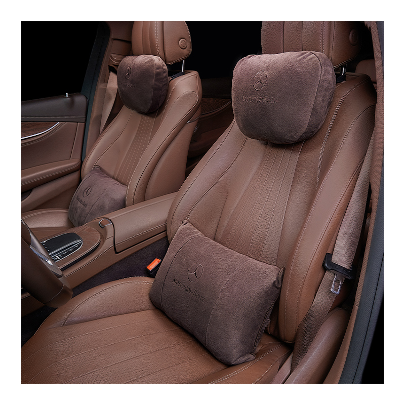 奔馳頭枕原廠護(hù)頸枕E300L C級(jí)GLC汽車用腰靠坐墊座椅靠枕頭車用品