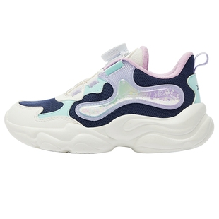 星云｜特步童鞋2026春季新款儿童网面旋转扣女童运动鞋小童休闲鞋