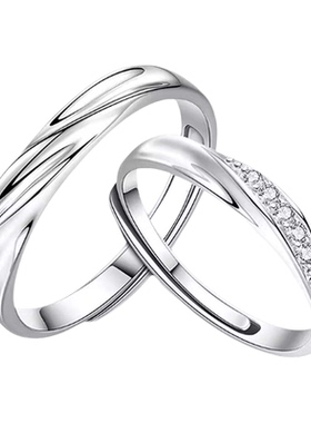 DR情侣对戒共度爱河戒指女