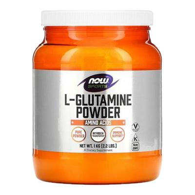 NOW诺奥运动L-谷氨酰胺粉氨基酸健康的氮平衡机体抵御力胃肠肌肉