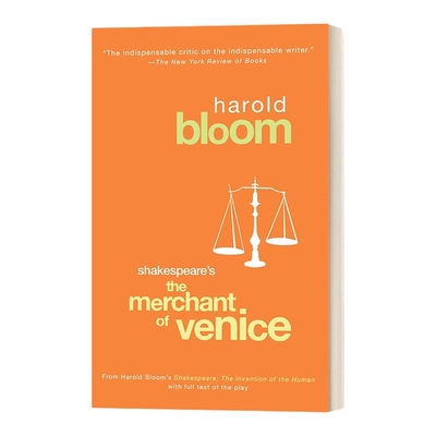 英文原版 Shakespeare's The Merchant of Venice 莎士比亚 威尼斯商人 Harold Bloom哈罗德 布鲁姆 英文版 进口英语原版书籍