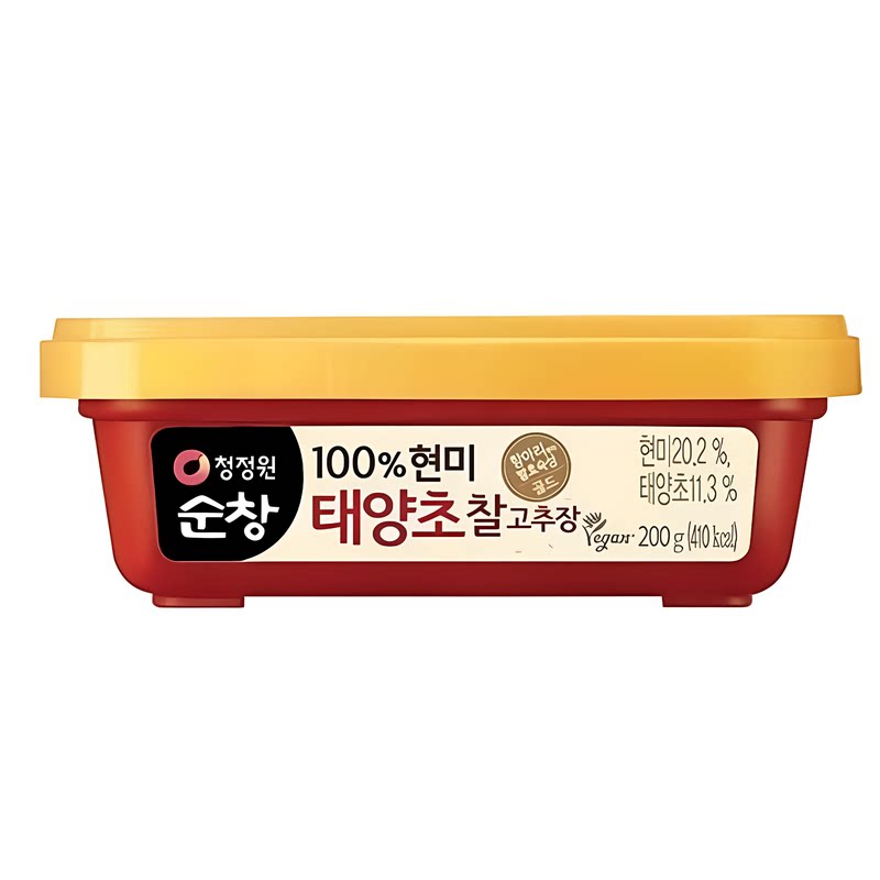 清净园韩国传统发酵辣椒烧肉酱200g韩式辣椒酱辣酱拌火鸡面炒年糕