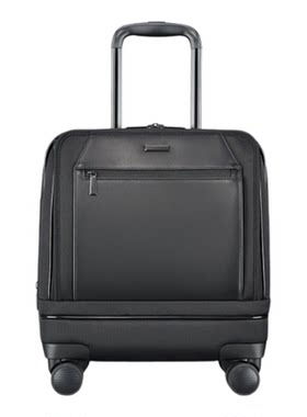 VoyLux16寸mini登机箱牛皮前置轻便小型可上飞机手提机长箱可扩展