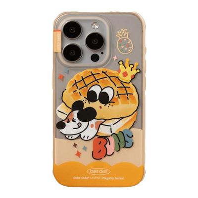 CARECASE菠萝包狗狗磁吸手机壳