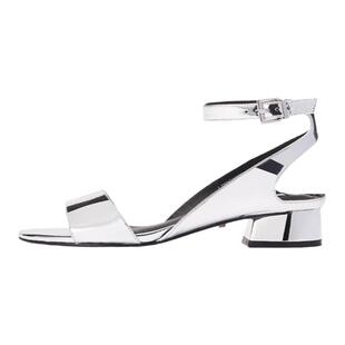 Luxury Rebel 女鞋一字带镜面跟后空凉鞋时尚LR高跟鞋LJ260C13026