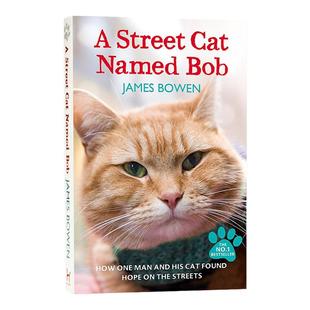 英文原版 一只名叫鲍勃的流浪猫 A Street Cat Named Bob 同名电影小说 遇见一只猫 流浪猫鲍勃 伦敦街猫记全英文原著进口英语书籍