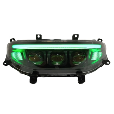 九号透镜大灯从天而降脉冲爆闪