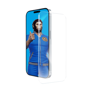 蓝猩适用苹果14钢化膜iPhone14Promax手机膜全屏覆盖13Pro保护贴膜plus防尘防摔大十四全包高清猩猩mini指纹