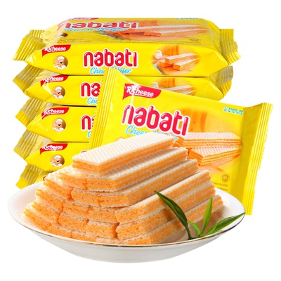 丽芝士威化饼干印尼进口奶酪味
