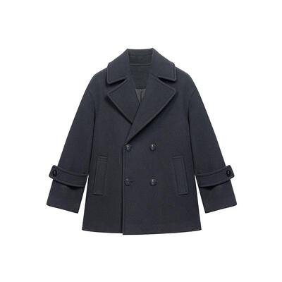 【100%绵羊毛】BLUE ERDOS春季复古百搭高智感毛呢外套B546K2002