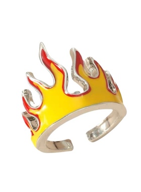 kanzaoswag酷辣滑板ins开口戒指