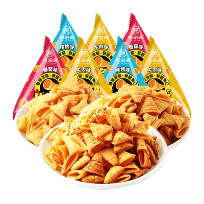 味滋源牛脆角膨化食品500g