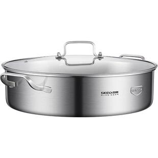 吉度蒸鱼锅304不锈钢家用大号椭圆长方型蒸笼电磁炉蒸鱼蒸锅神器