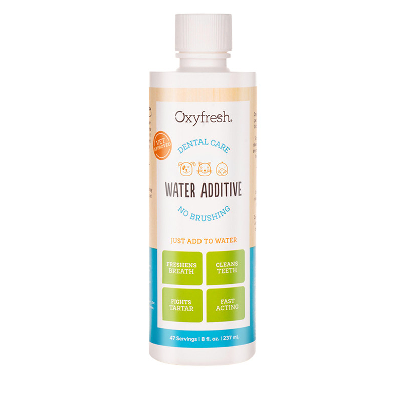 Oxyfresh奥可亲宠物漱口可食用水狗猫咪洁齿水除口臭牙结石237ml