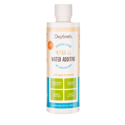 Oxyfresh奥可亲宠物漱口可食用水狗猫咪洁齿水除口臭牙结石237ml