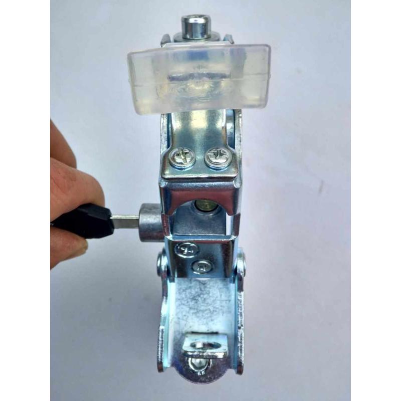 电动车坐杆翻转坐垫电池防盗带锁坐管可折叠鞍座管吊顶螺丝自锁型