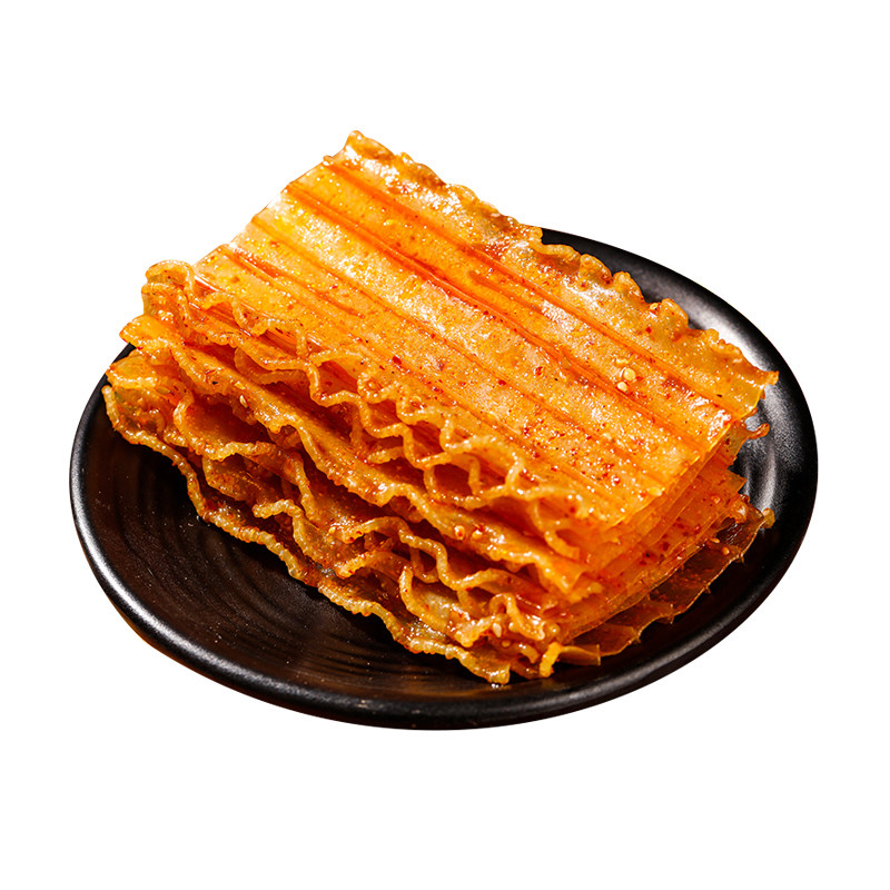 牛蹄筋辣条素花边大浪卷儿时怀旧