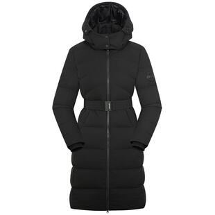 LAFUMA乐飞叶户外防泼水长款大鹅绒羽绒服女保暖防寒外套