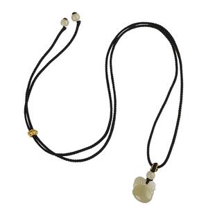 保真生肖鸡吊坠天然和田玉挂件属相鸡六合吊坠马年挂件首饰送女友