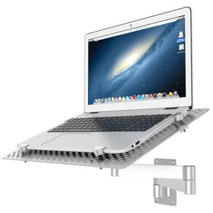 笔记本电脑支架臂带鼠标托旋转站立工业机床上一体机多功能墙面壁挂架子