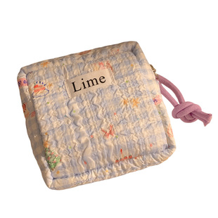 可爱小熊卫生巾收纳包大容量姨妈巾月事包学生便携小型杂物收纳包