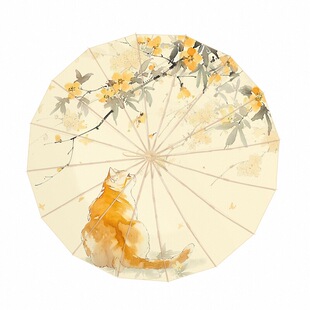 哈歌图新中式国风伞晴雨两用女生高颜值遮阳伞大号双人伞抗风暴