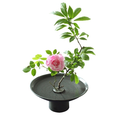 手工陶瓷日式源流茶室会所花盆