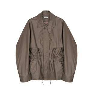 Simple Project*Coated Hunting Jacket 涂层中长款收腰猎装夹克