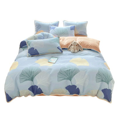 加厚全棉加绒被套A纯棉B牛奶绒罩