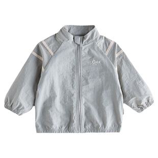 【新品】OAK FAMILY儿童软壳外套宝宝秋季工装长袖立领上衣