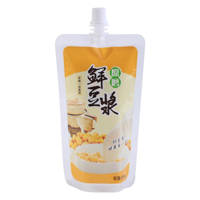 豆浆袋子一次性酸梅汤袋中药液体包装袋饮料软水袋透明自立吸嘴袋