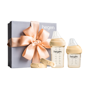 【自营】hegen海格恩新生婴儿多功能PPSU奶瓶礼盒储存盖防胀气
